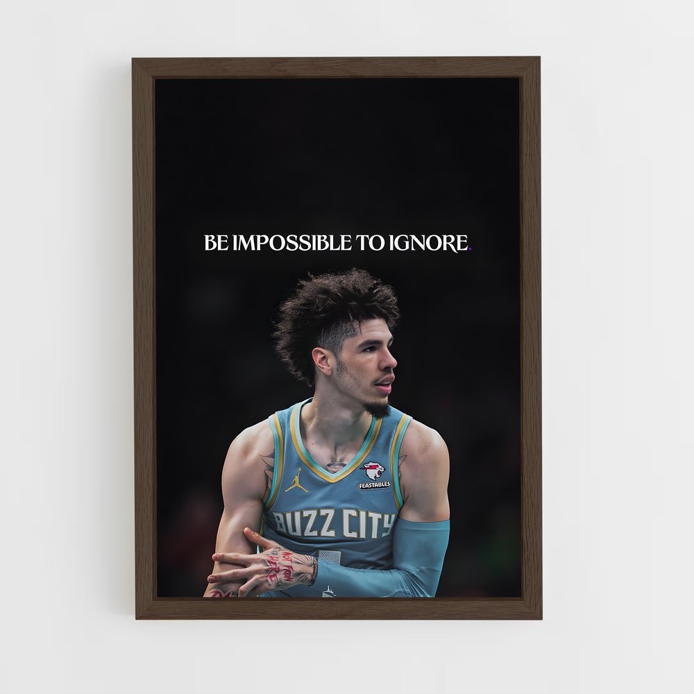 Poster Lamelo ball dominer – affiche Basketball (vue 5)